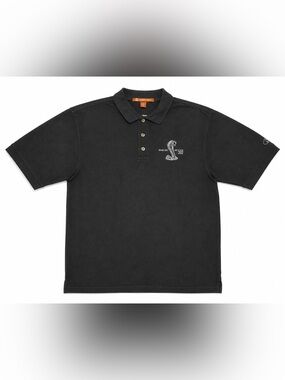 Ford Black Polo with Embroidered GT 500 Cobra Logo